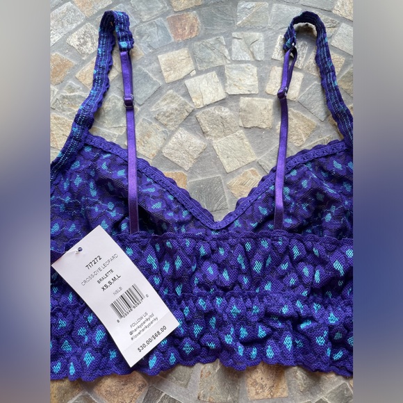 Hanky Panky Cross-Dyed Leopard Retro Bralette - Picture 10 of 14